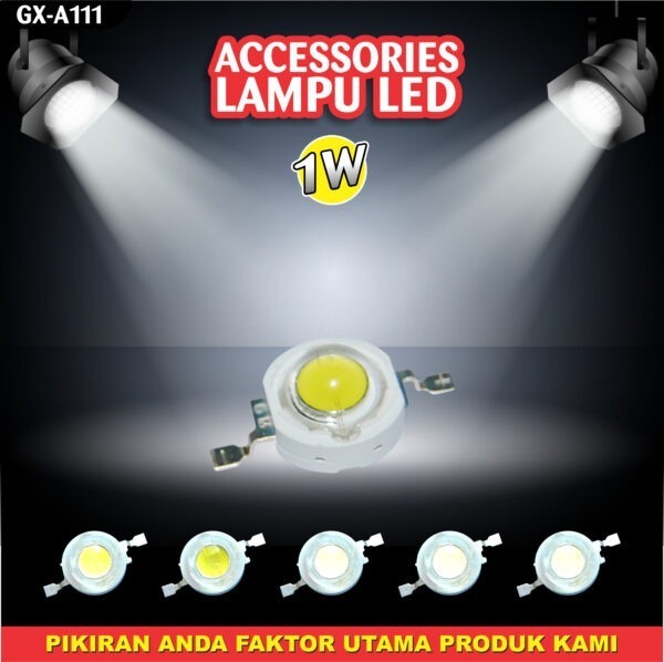 Aksesoris Lampu LED 1W 20pcs