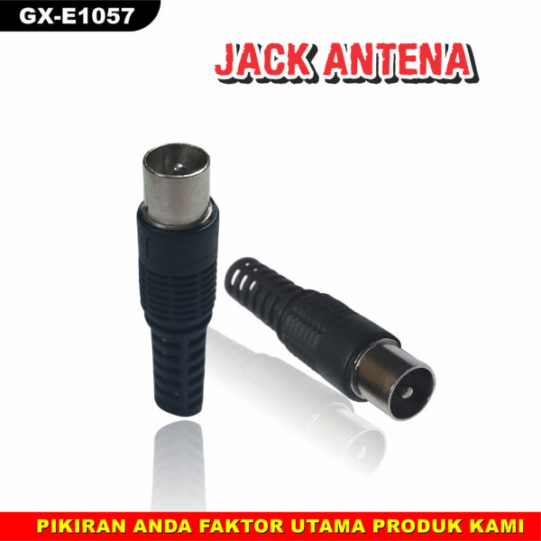 Electronic Jack Antena Plastik Hitam
