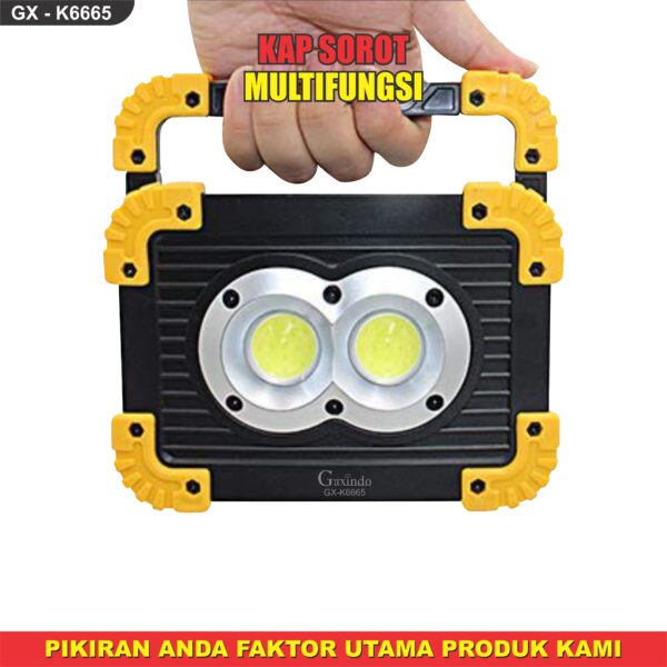 Kap Sorot Working Light 20W 2lampu Bulat