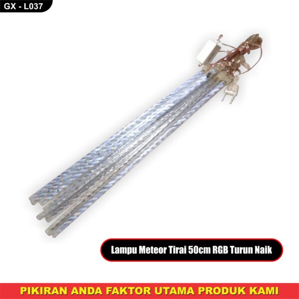 Lampu Meteor Tirai 8in1 Turun Naik 50cm Warna-i Digital