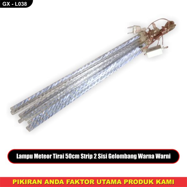 Lampu Meteor Tirai 8in1	50cm Warna-i Glombang