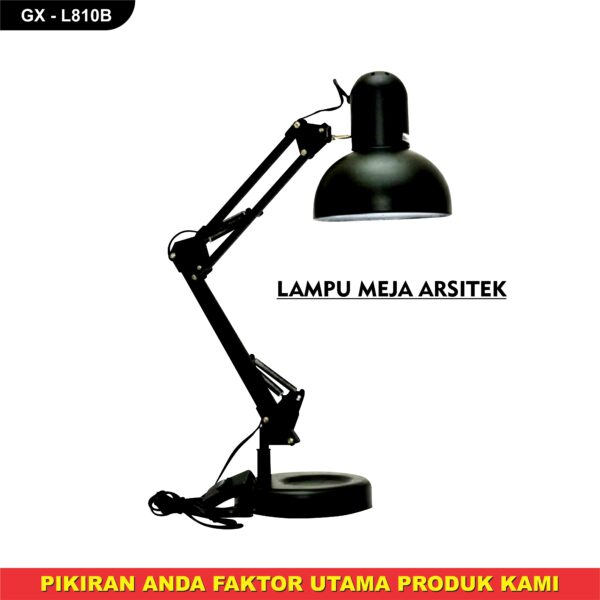 Lampu Meja Besi E27	Arsitek 2in1