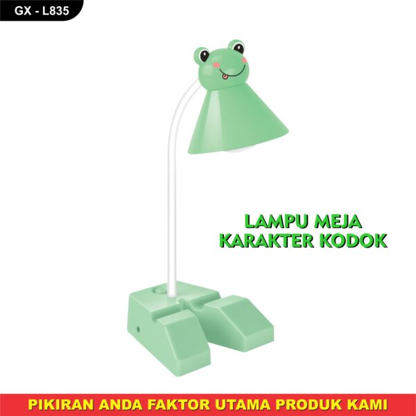 Lampu Meja Led Cas Karakter V Kodok