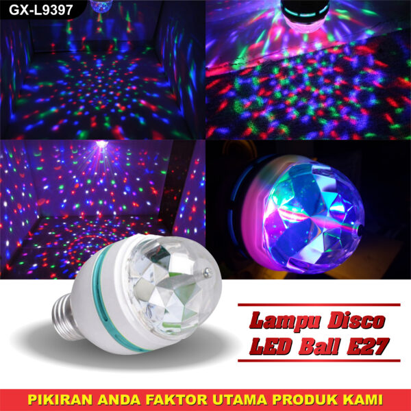 Lampu Disco Led Ball E27