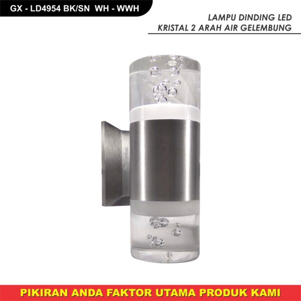 Lampu Dinding Led Kristal 2Arah Gelembung