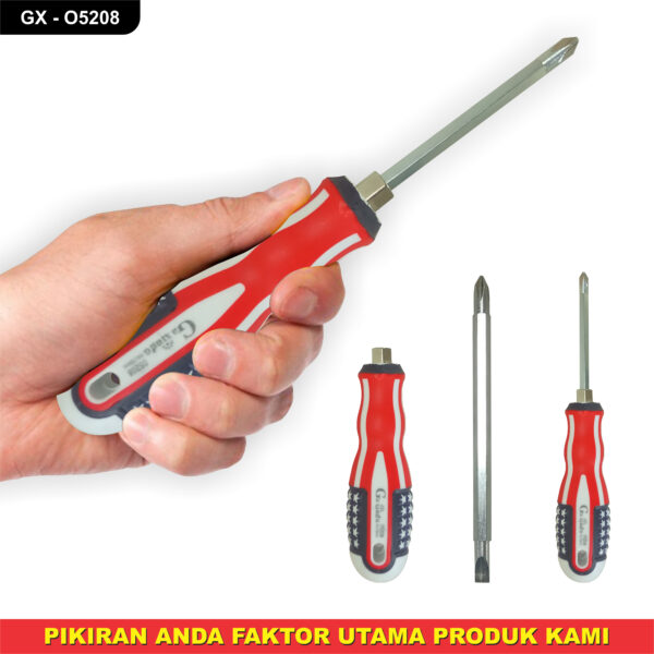 Obeng Bendera Lurus +-