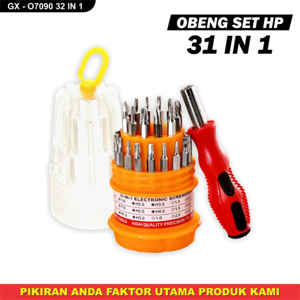 Obeng Set Botol 31in1