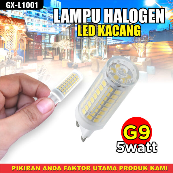 Lampu Halogen Kacang LED G9 5W PUTIH