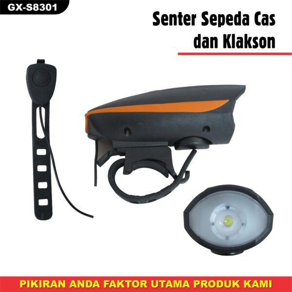 Senter Sepeda	Cas Depan+Klasong