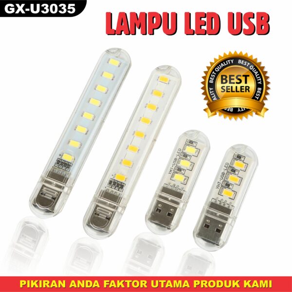 USB Lampu 3Led 2W