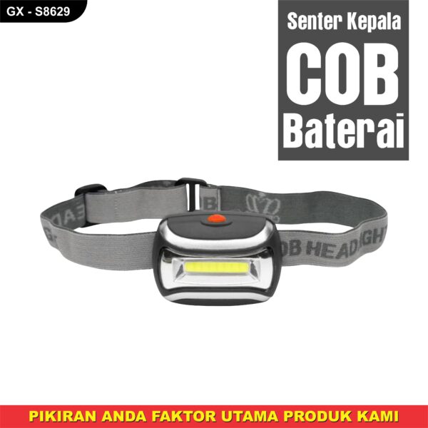 Senter Kepala COB Baterai