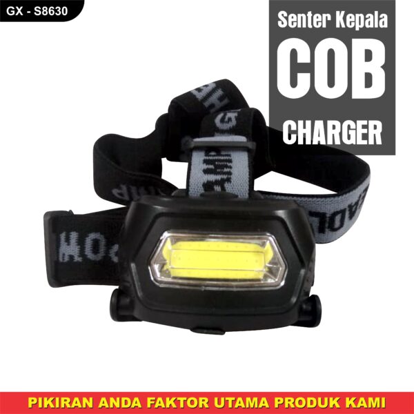 Senter Kepala COB Charger