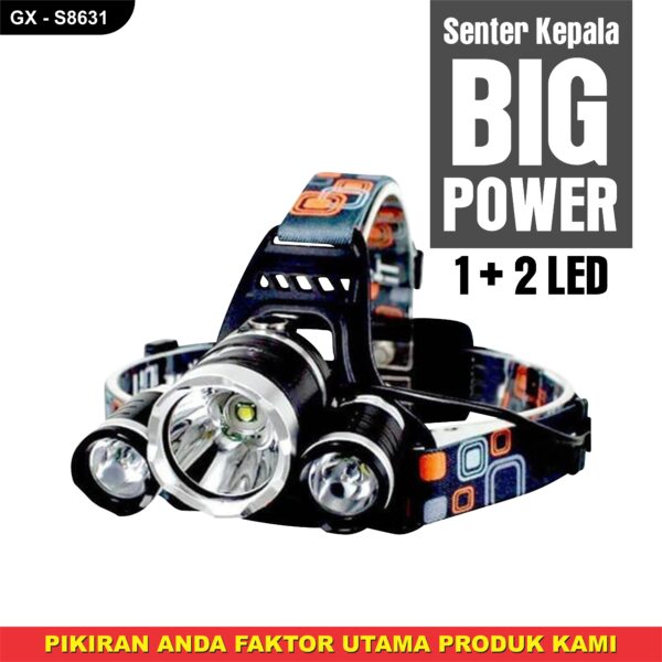 Senter Kepala Cas Bigpower 1+2