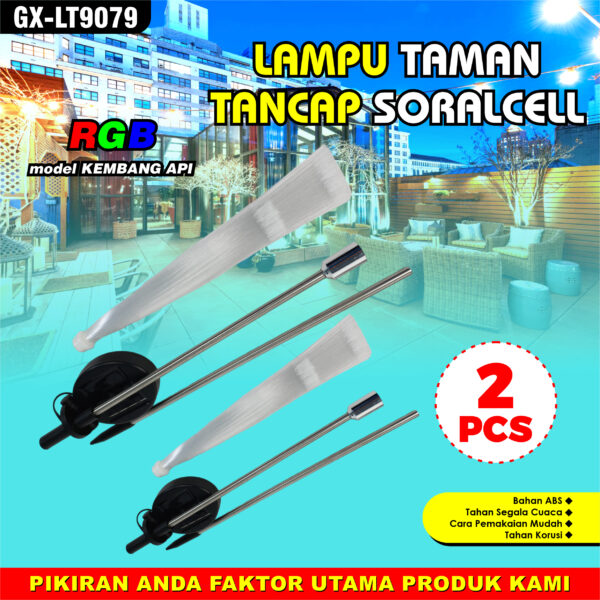 Lampu Taman Tancap Solarcell LED Kembang